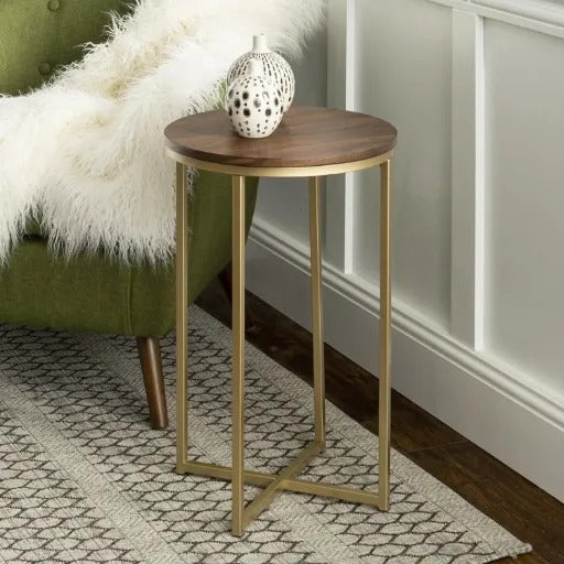 Round Coffee Table With Marble Top