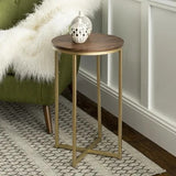 Round Coffee Table With Marble Top