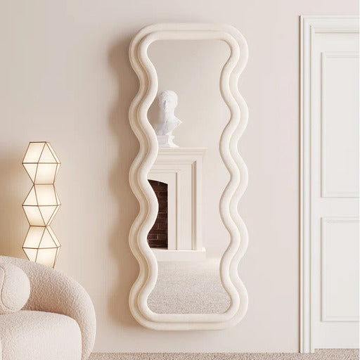Wavy Standing Mirror