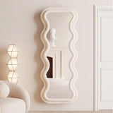 Wavy Standing Mirror