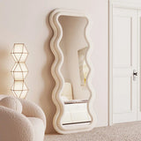 Wavy Standing Mirror
