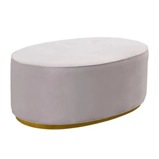Luxury Oval Ottoman Stool