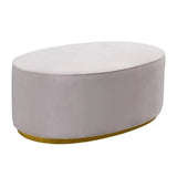 Luxury Oval Ottoman Stool